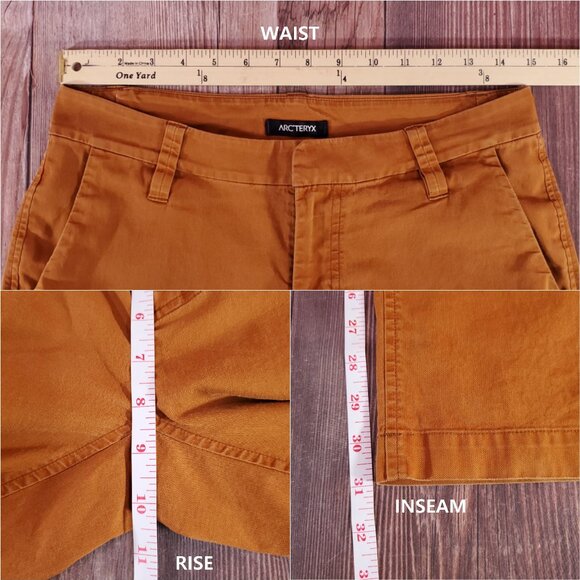 *FLAWS* Arcteryx A2B Chino Pants Mens Size 30X31 Trim Fit Reflective Cuffs Roll - Picture 14 of 14